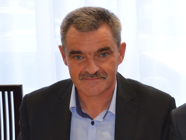 Wójt gminy Grębocice Roman Jabłoński