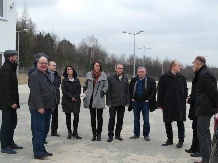 Prezydent Głogowa i szef spółki GPK SITA Głogów gościli z roboczą wizytą w biurze ZGZM