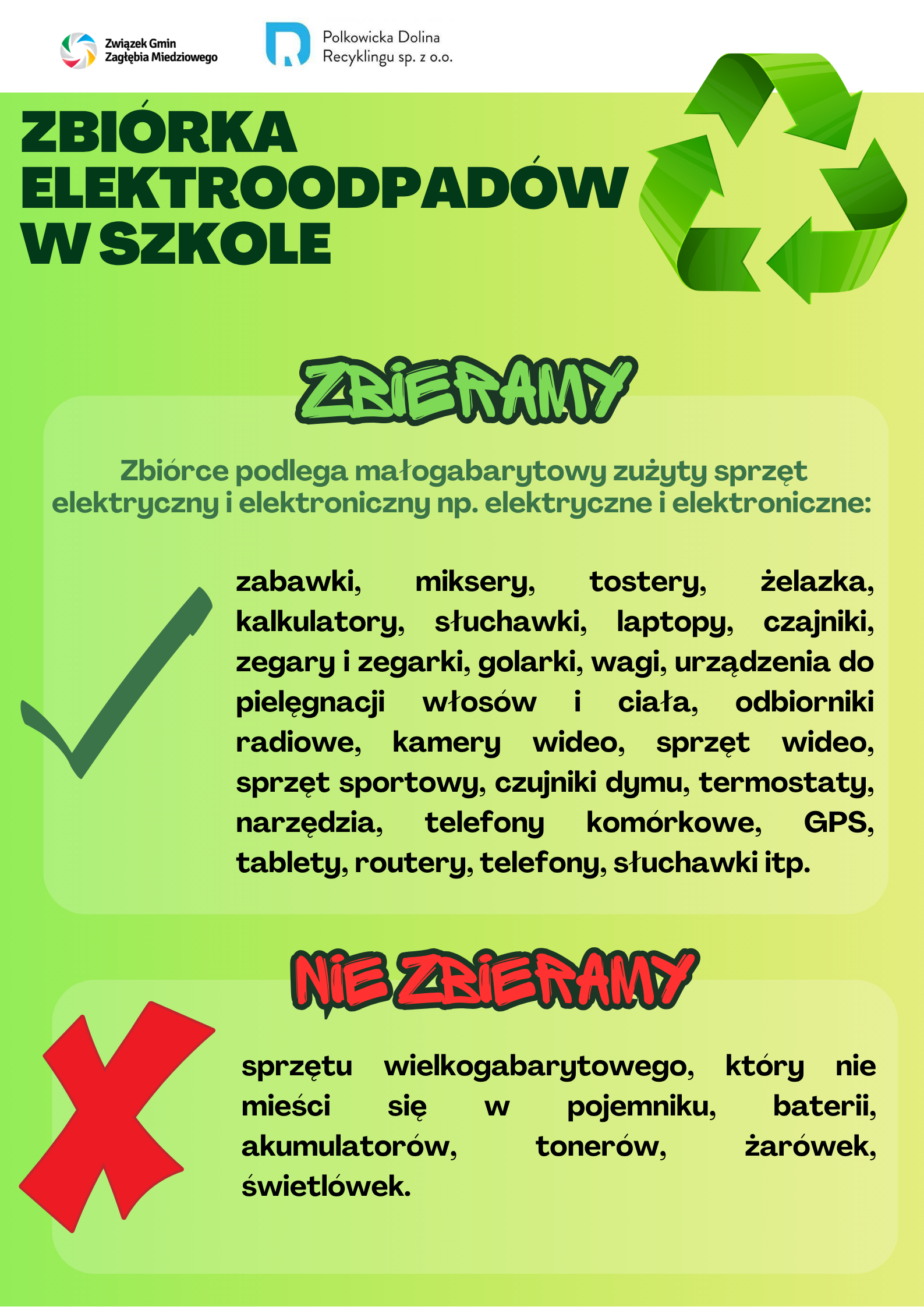 Zapraszamy szkoły do udziału w Programie (4) co zbieramy