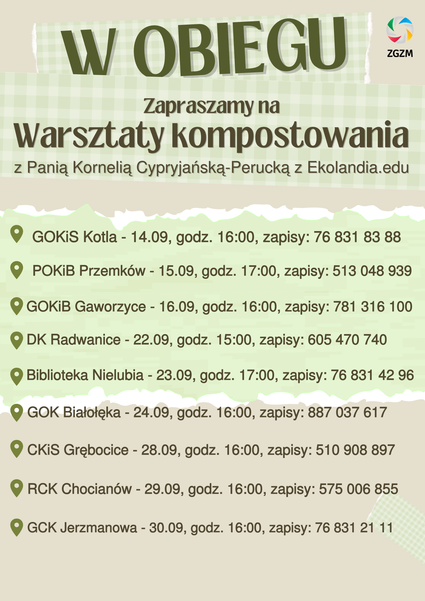 Ekologiczne warsztaty dla dorosłych (2) warsztaty kompostowania