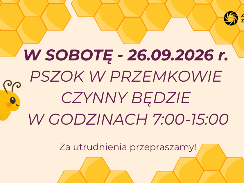 w sobotę PSZOK Przemków czynny w innych godzinach