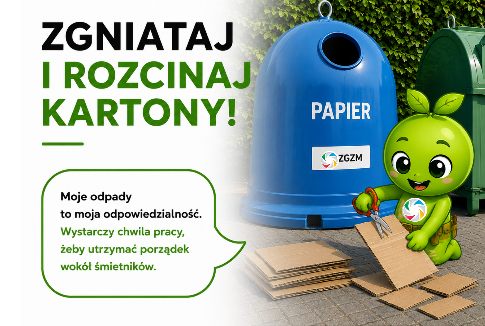 rozcinanie kartonów
